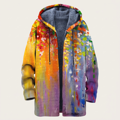 Check Patch Utility Shirt Jacket - Rainbow