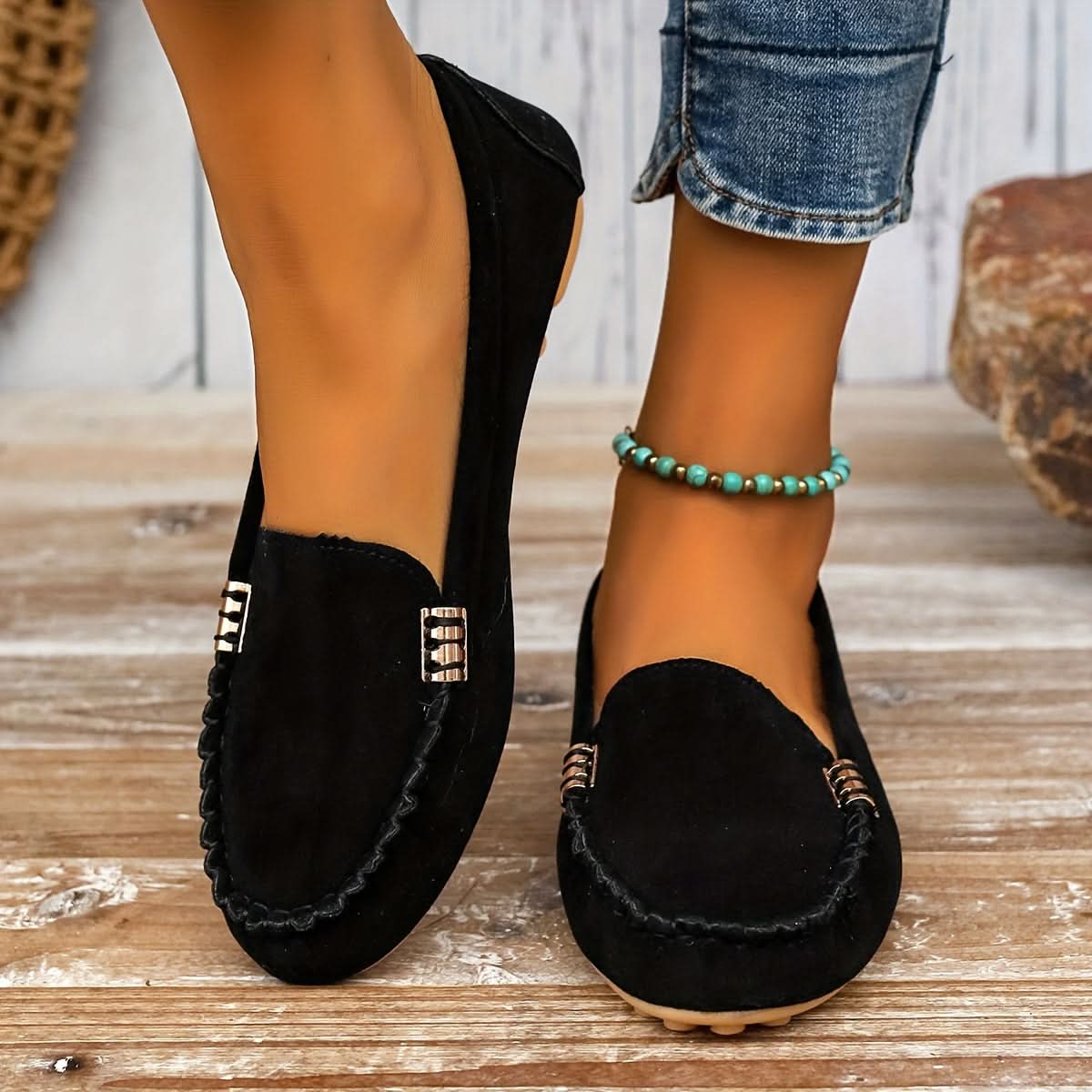 Chloe Soft Flats - Black