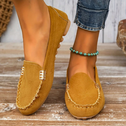 Chloe Soft Flats - Orange