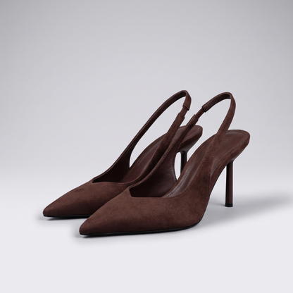 Clara Comfort Heels - Brown