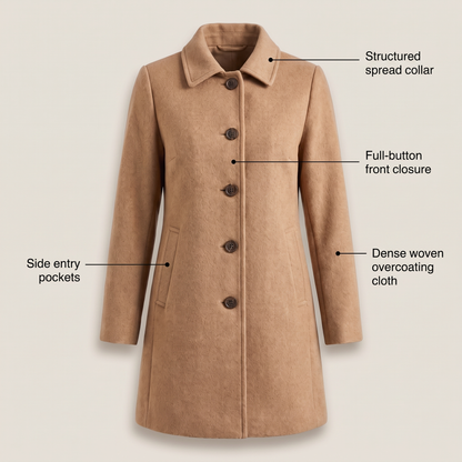 Clara Heritage Wool Coat