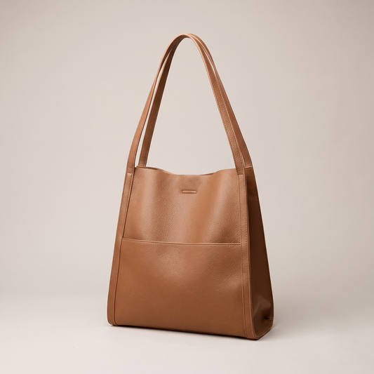 Clara Leather-Look Shoulder Bag