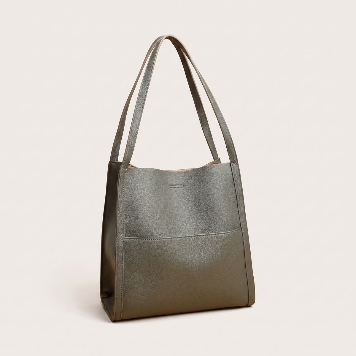 Clara Leather-Look Shoulder Bag