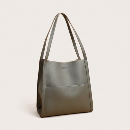Clara Leather-Look Shoulder Bag