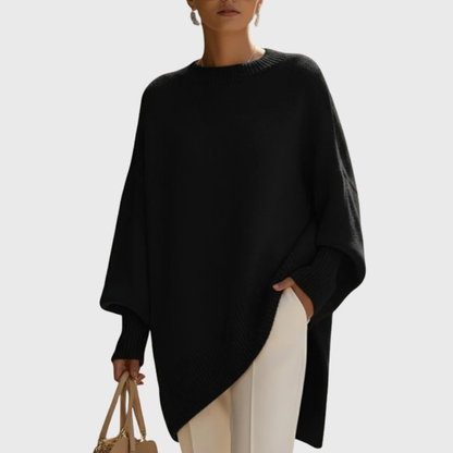 Clara Oversized Pullover - Black