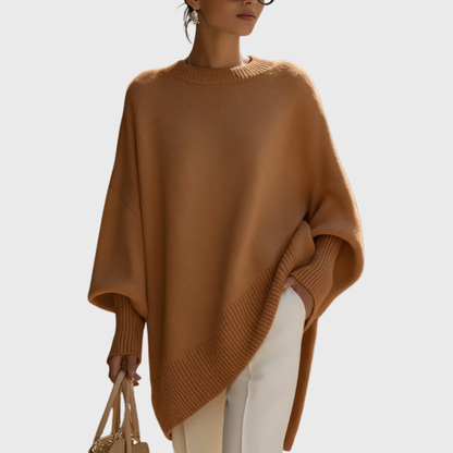 Clara Oversized Pullover - Brown