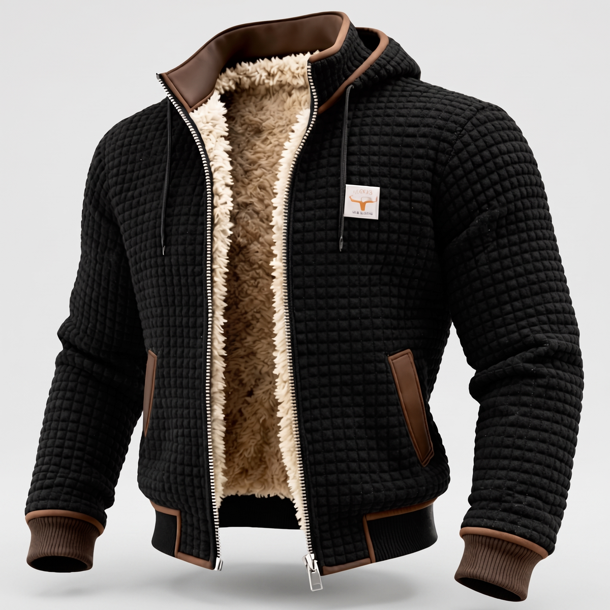 Clarendon Quilted Comfort Jacket - Black