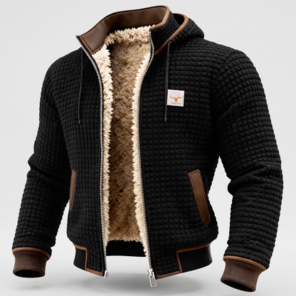 Clarendon Quilted Comfort Jacket - Black