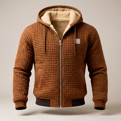 Clarendon Quilted Comfort Jacket - Brown