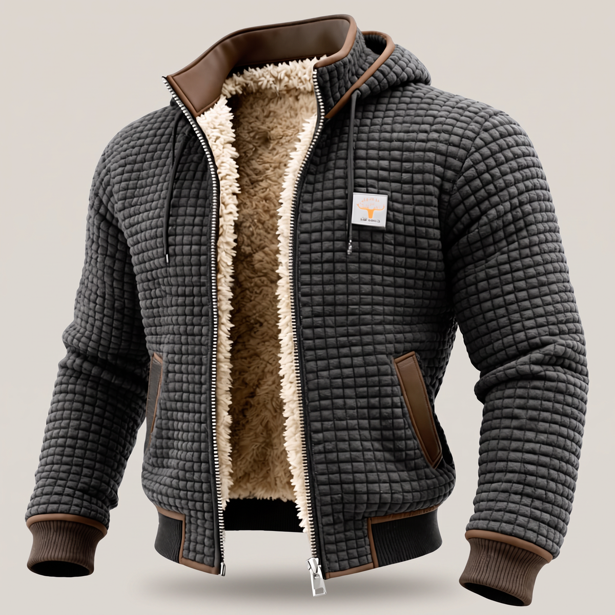 Clarendon Quilted Comfort Jacket - Grey
