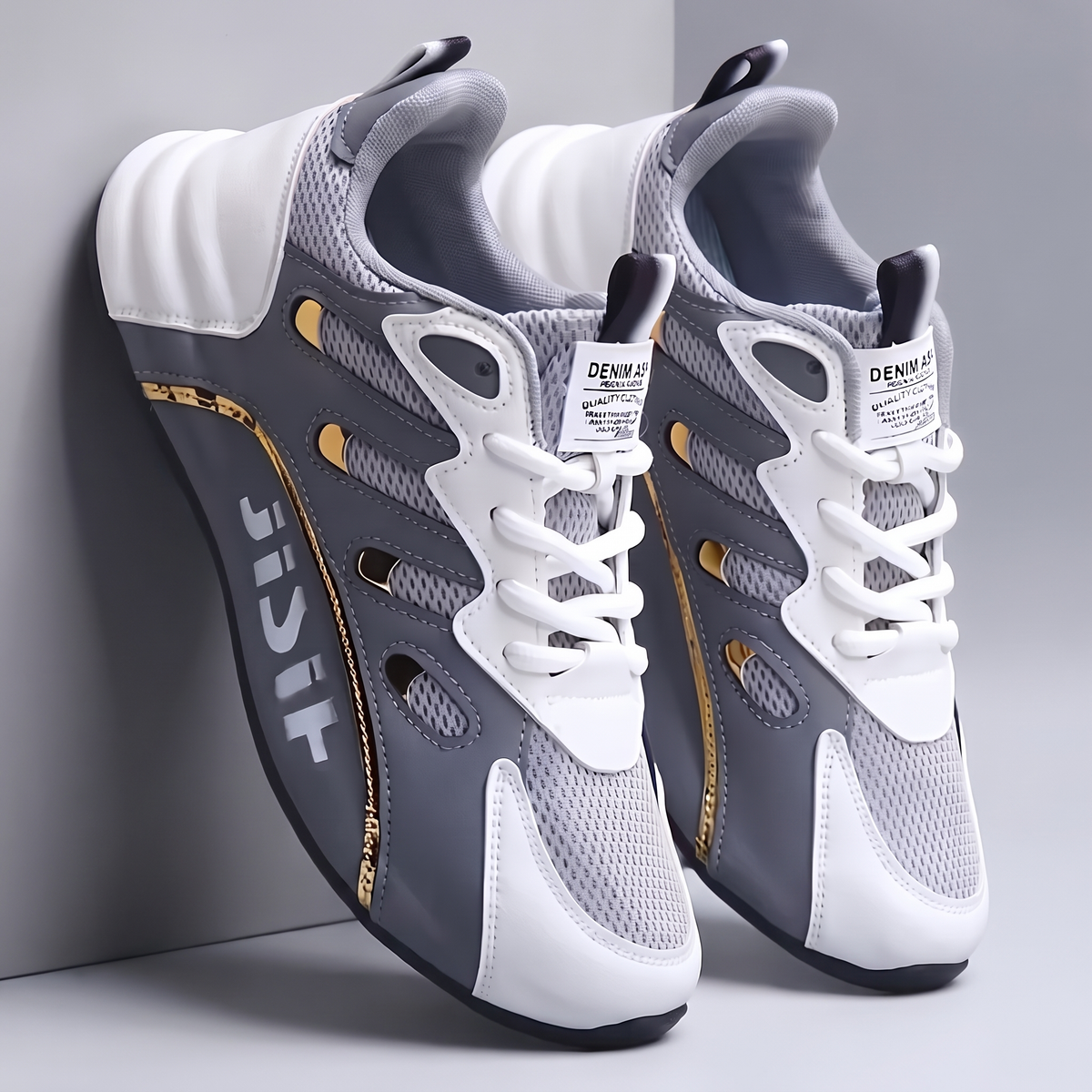 Classic Everyday Comfort Trainers - Grey