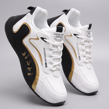Classic Everyday Comfort Trainers - White Black