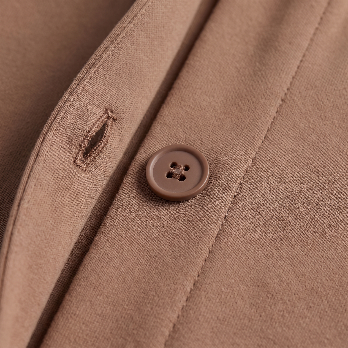 Classic Hooded Button Coat