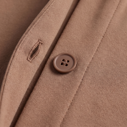 Classic Hooded Button Coat