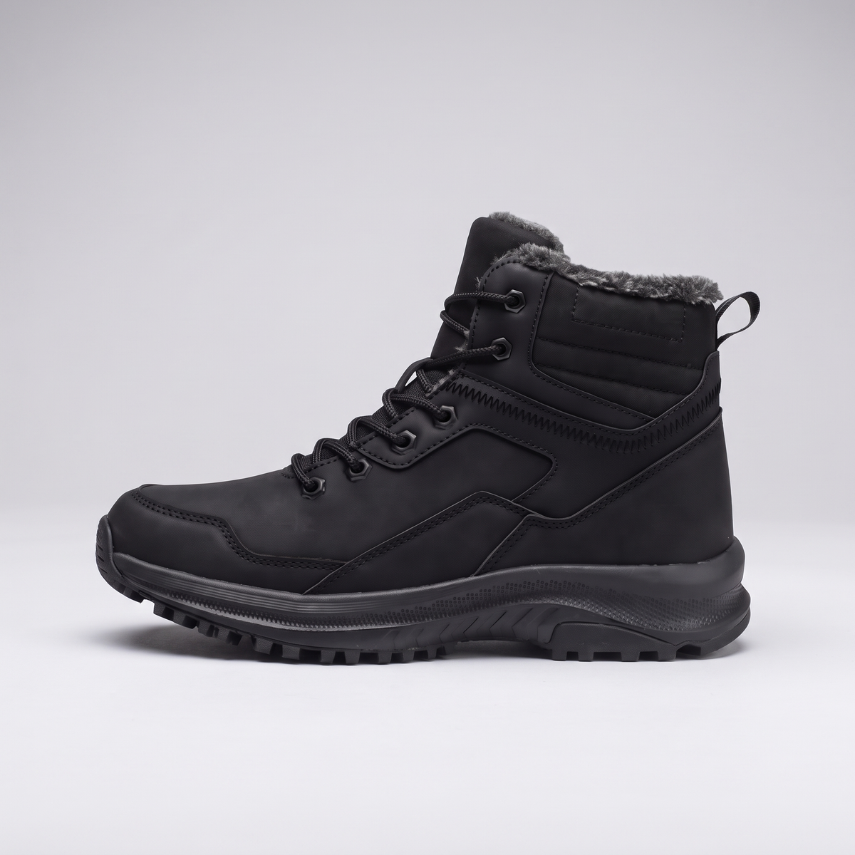 Classic Warm Hiking Boots - Black