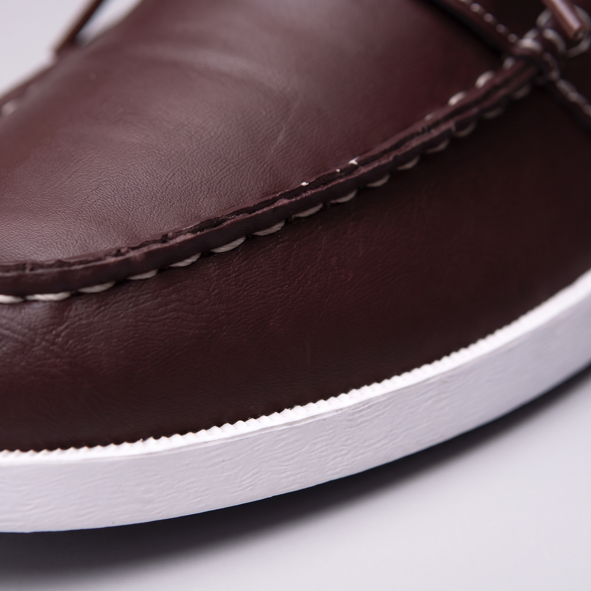 Classic Leather-Look Boat Shoes