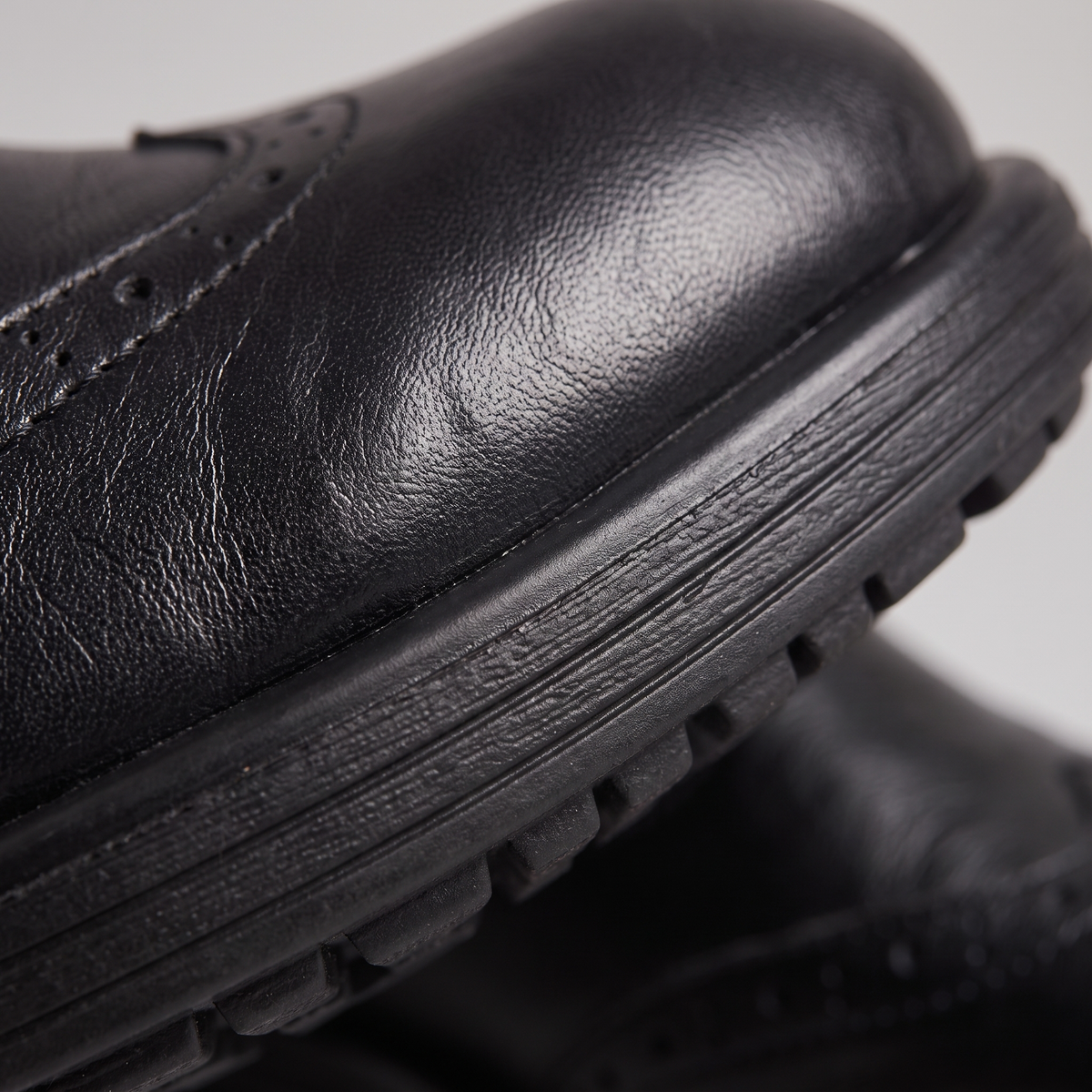Classic Leather-Look Buckle Loafers