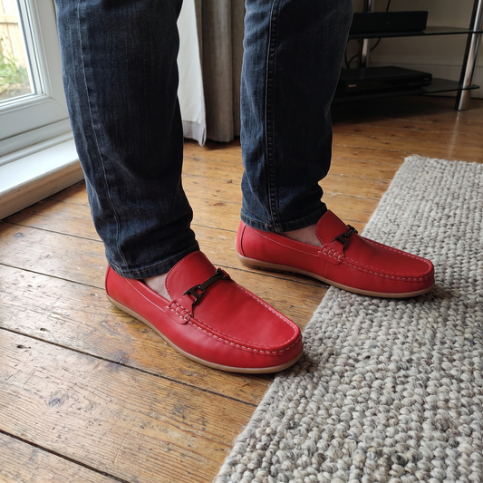 Classic Leather-Look Loafers
