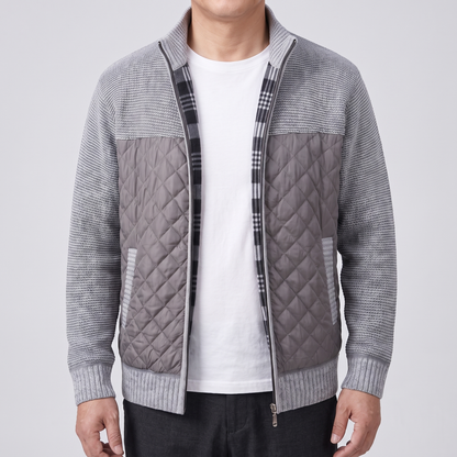 Classic Quilted Knit Jacket