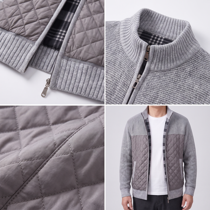 Classic Quilted Knit Jacket