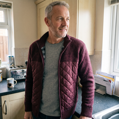 Classic Quilted Knit Jacket