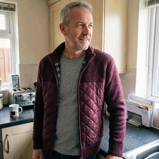 Classic Quilted Knit Jacket