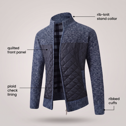 Classic Quilted Knit Jacket