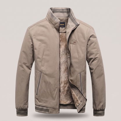 Classic Sherpa Lined Jacket - Khaki