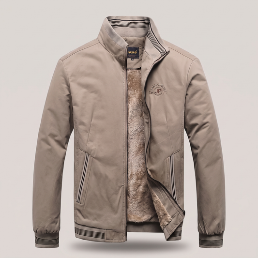 Classic Sherpa Lined Jacket - Khaki
