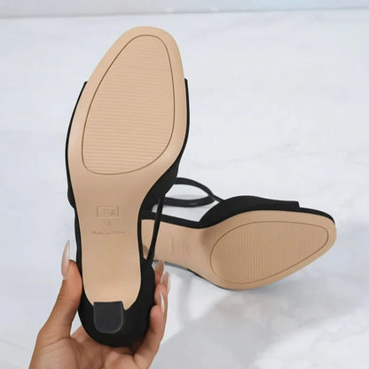Classic Suede-Look Heels