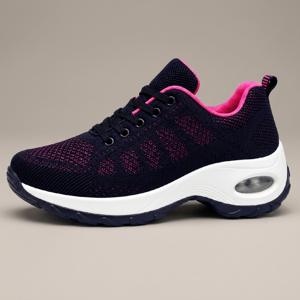 Cloudmere Flex Comfort Shoes - Dark Blue Pink