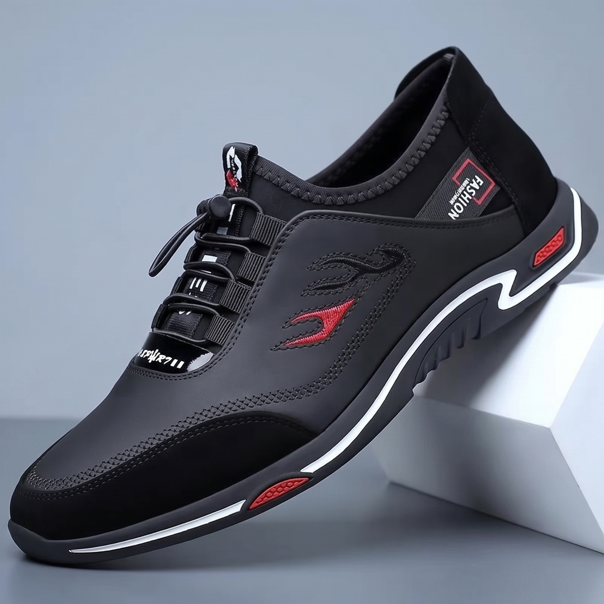 Coleridge Lightweight Walking Shoes - Black