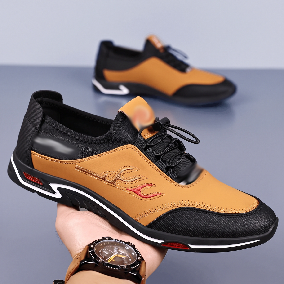 Coleridge Lightweight Walking Shoes - Yellow