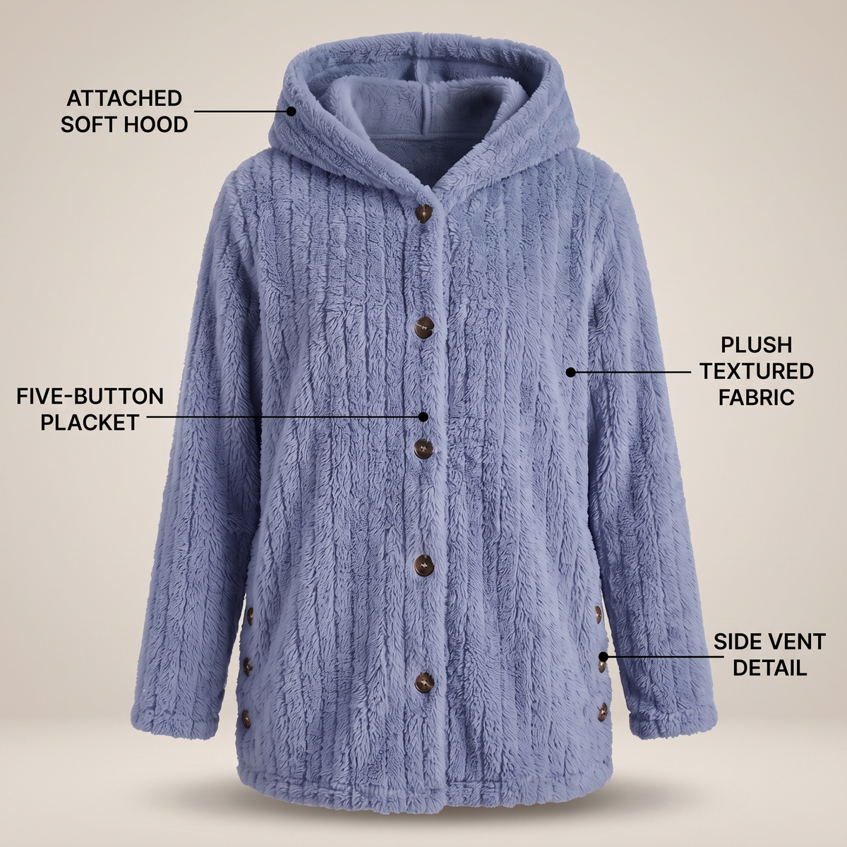 Comfort Layer Hooded Jacket