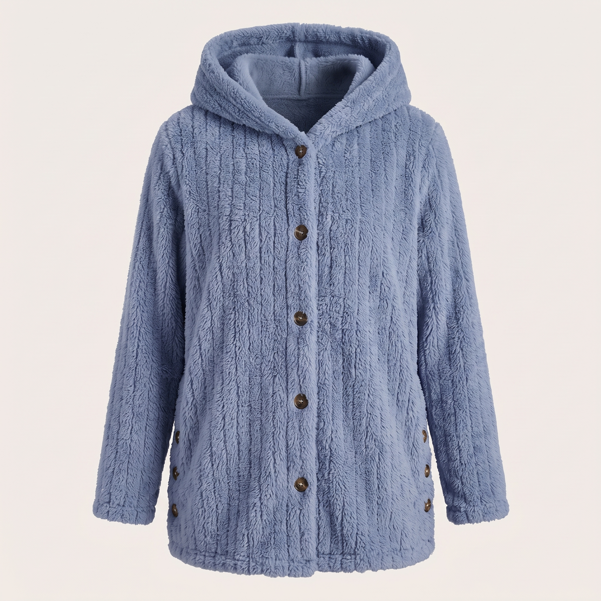 Comfort Layer Hooded Jacket - Blue