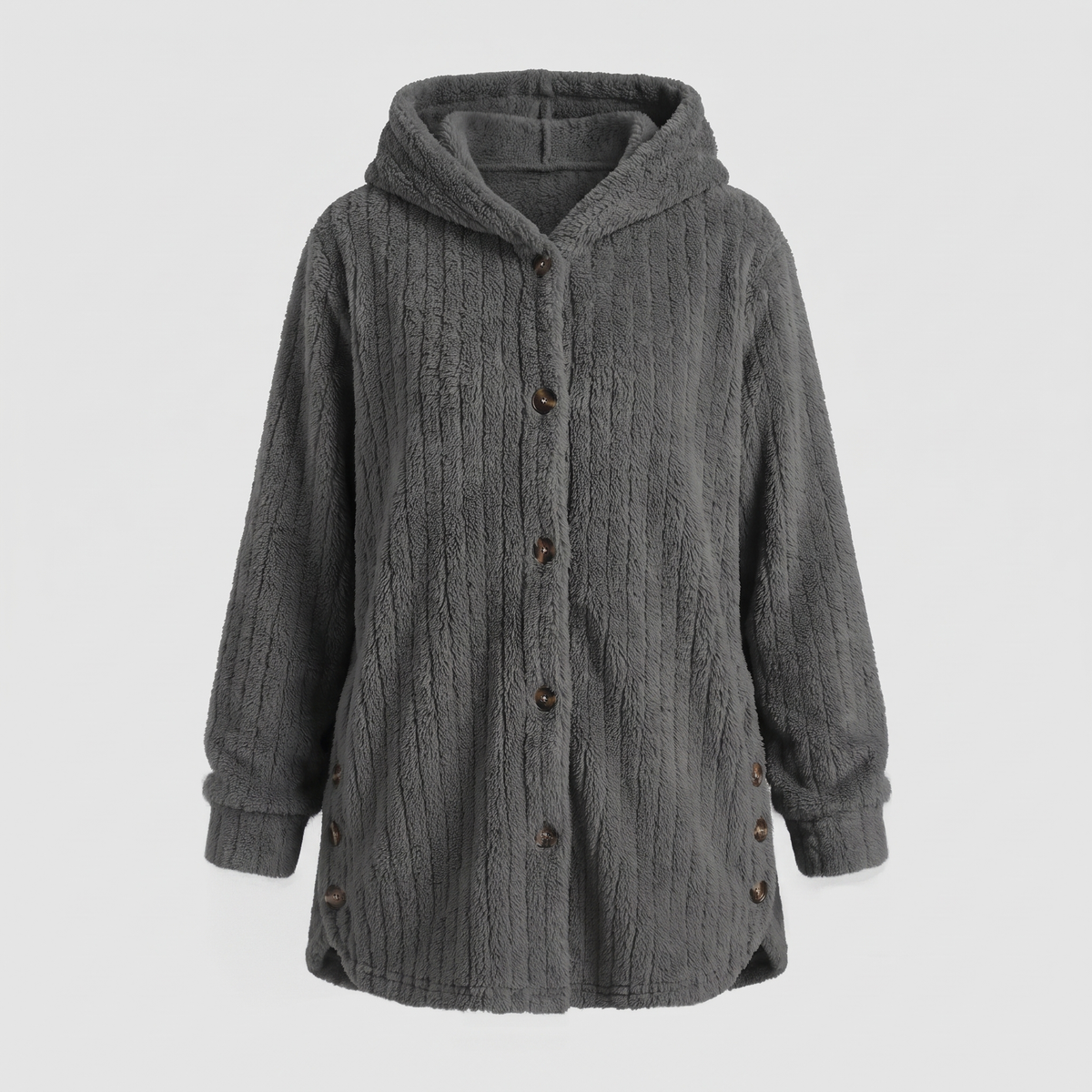 Comfort Layer Hooded Jacket - Dark Grey