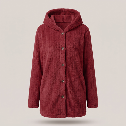 Comfort Layer Hooded Jacket - Red