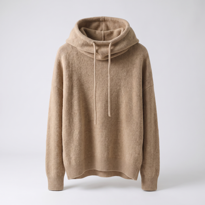 Cora Cosy Hoodie - Light Brown