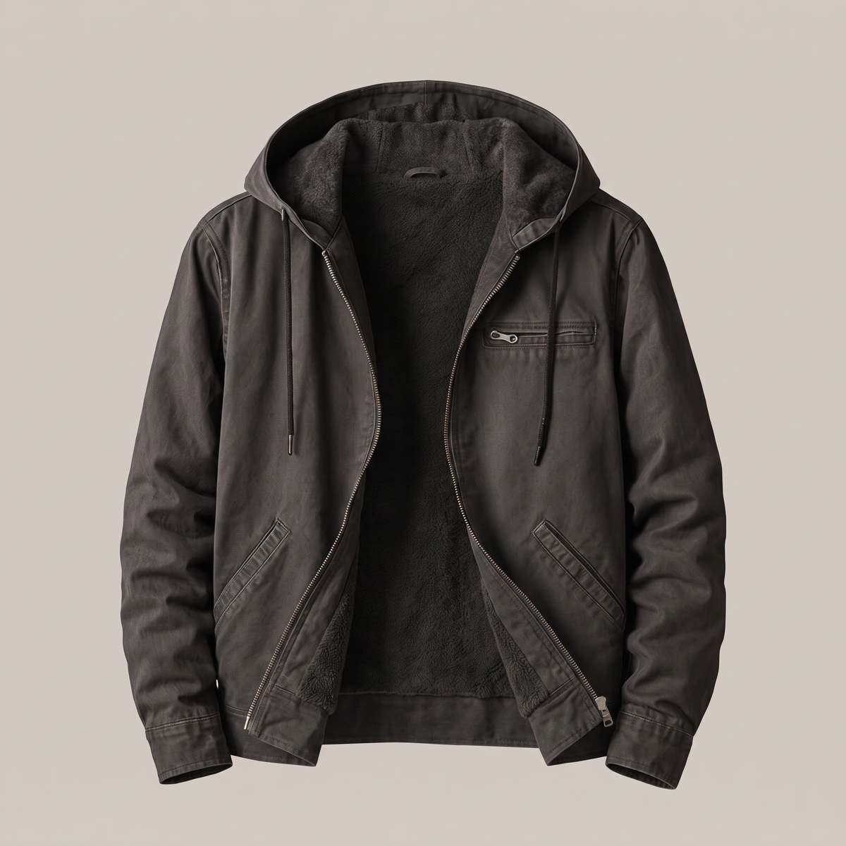 Corvin Lined Jacket - Grey