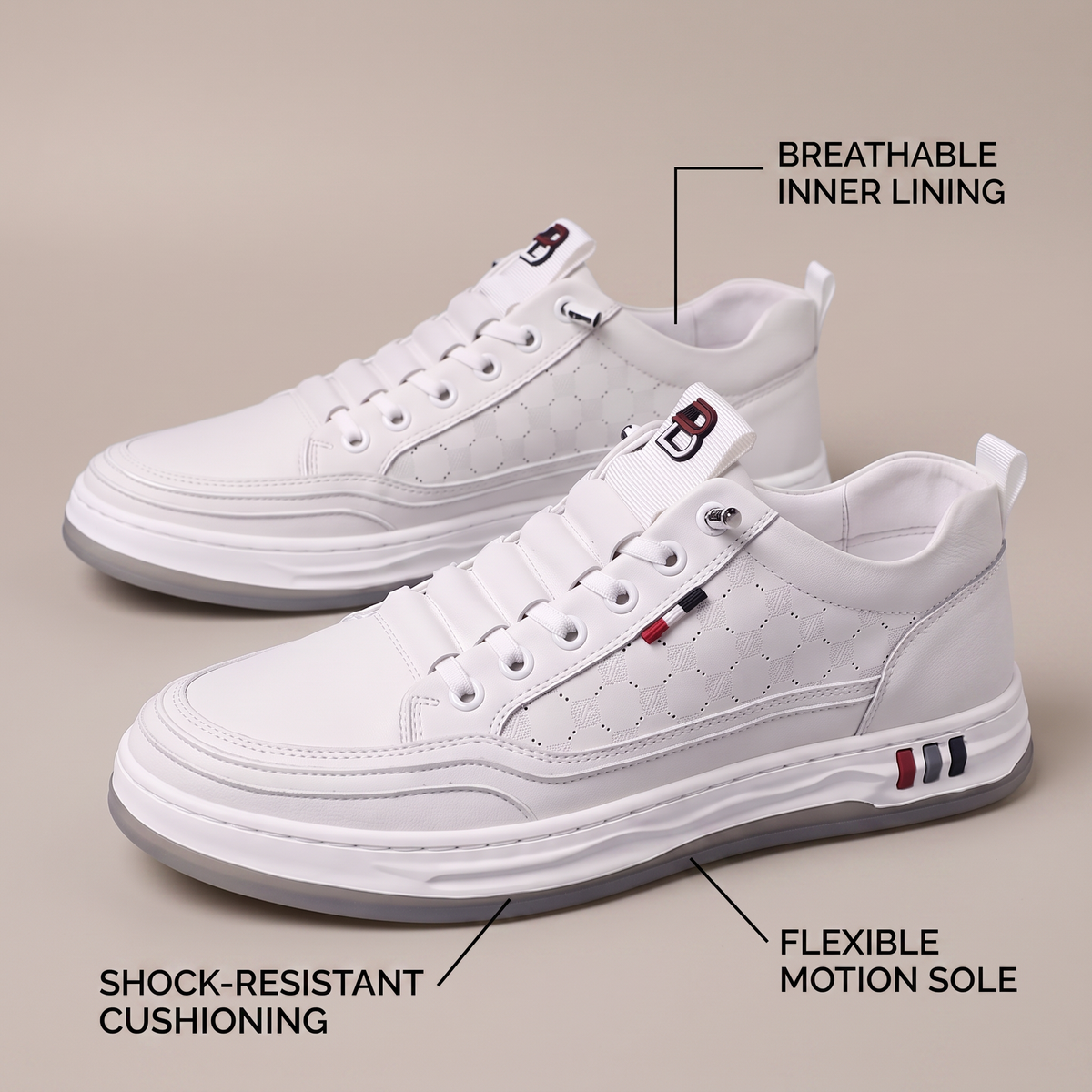 Corwin Leather-Look Shoes