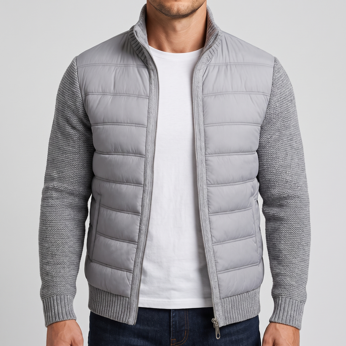 Cosy Textured Padded Jacket