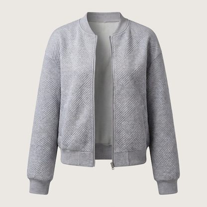 Cresswell Lightweight Zip Cardigan - Grey
