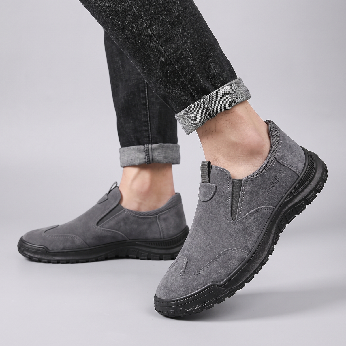 Cushioned Walking Slip-Ons