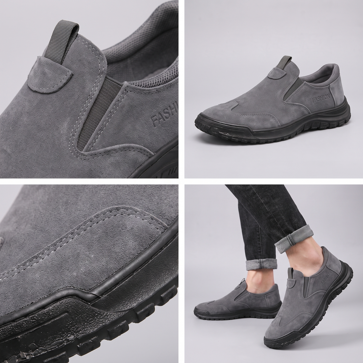 Cushioned Walking Slip-Ons