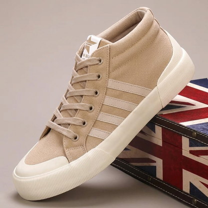Dalston Urban Canvas Trainers - Beige