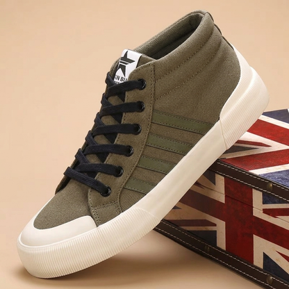 Dalston Urban Canvas Trainers - Green