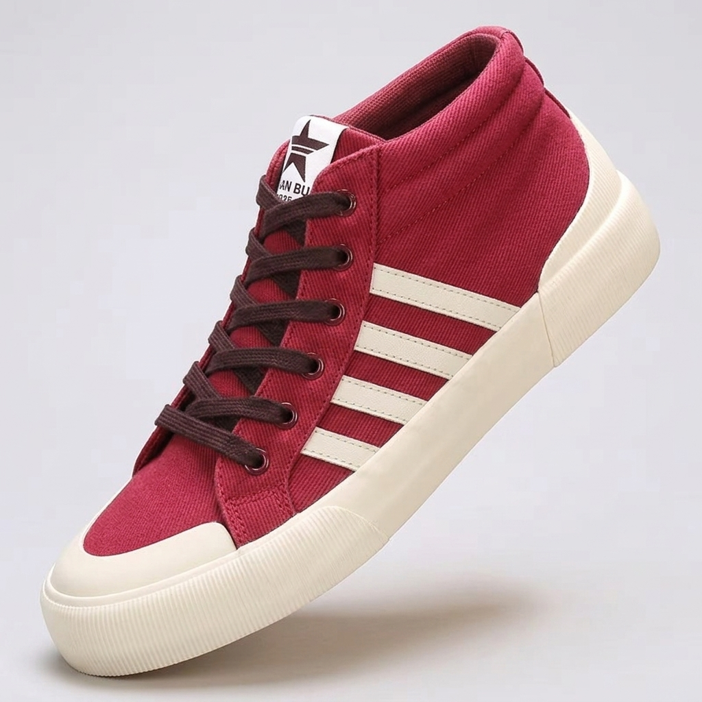 Dalston Urban Canvas Trainers - Red