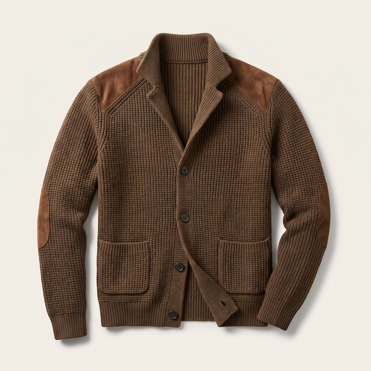 Davenport Knitted Blazer - Brown