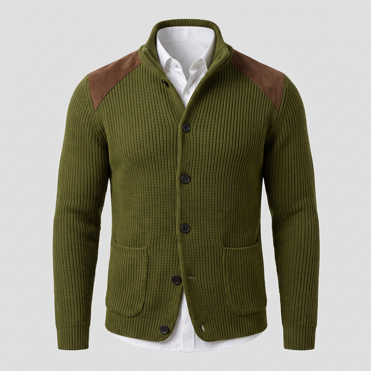 Davenport Knitted Blazer - Green