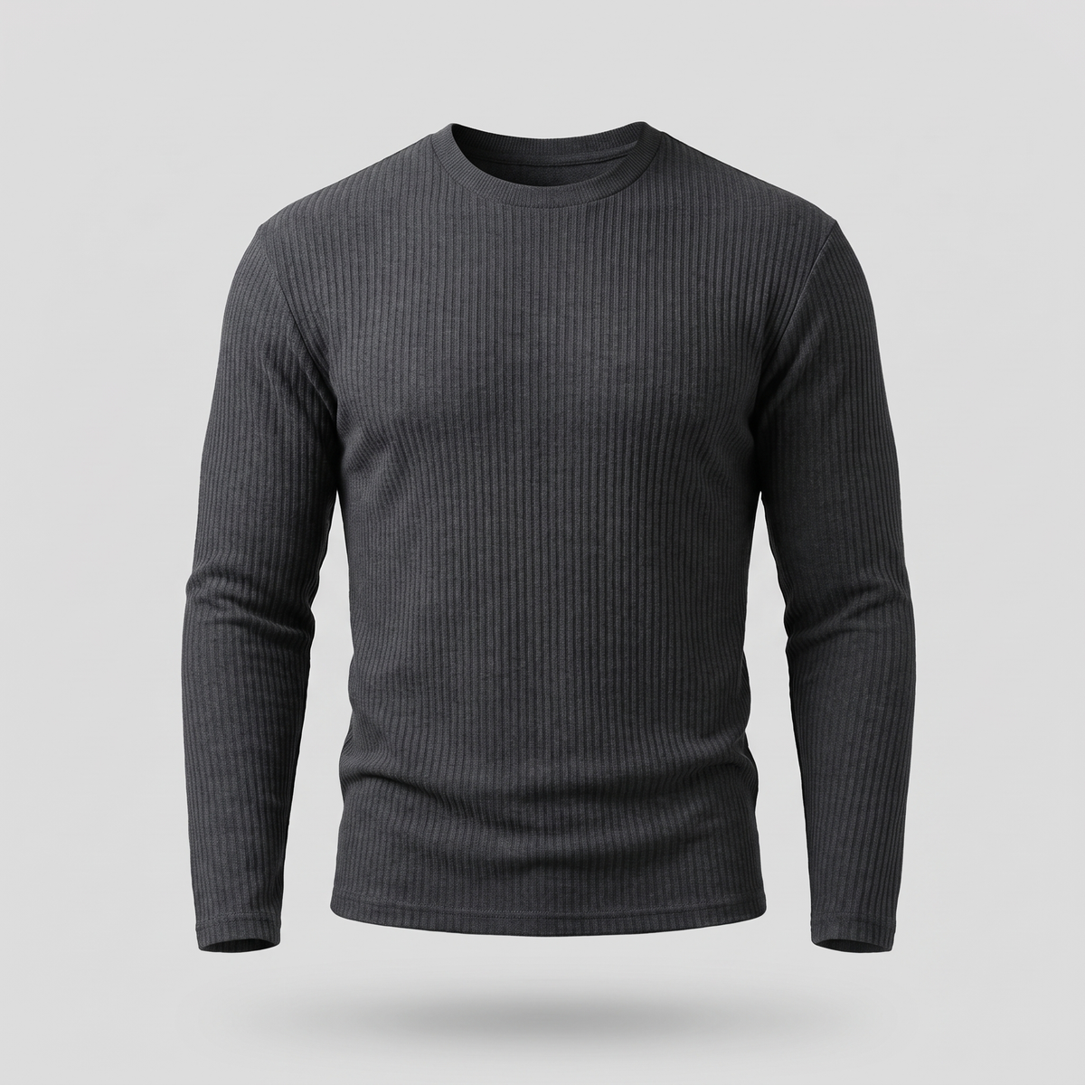 Derrickson Ribbed Sweater - Grey